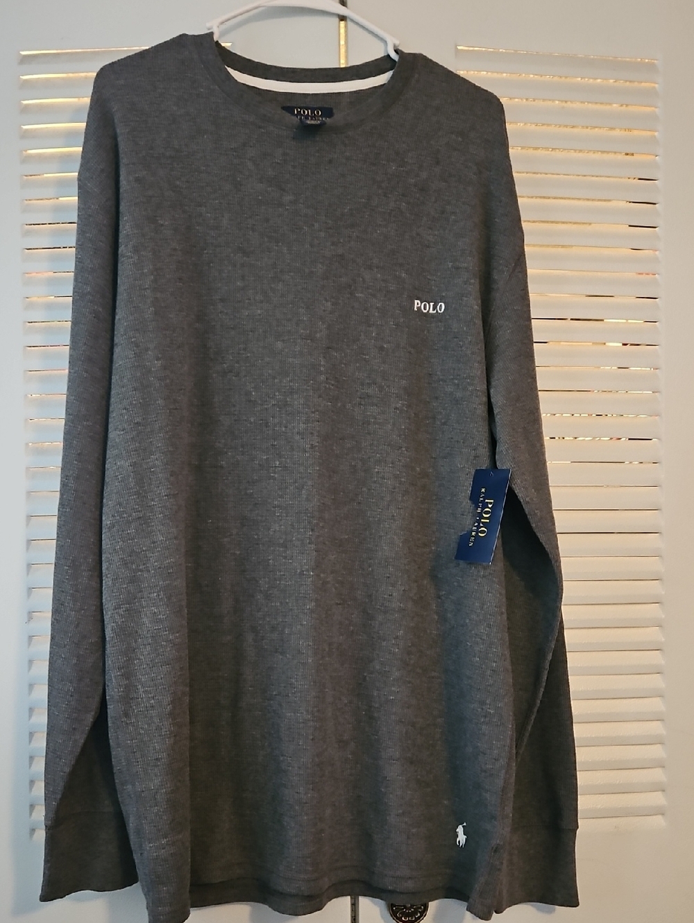 Polo by Ralph Lauren Gray Long Sleeve Crewneck Sweater